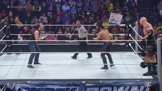 Roman Reigns amp Dean Ambrose Vs Seth Rollins amp Big Show  WWE Smackdown 09012015 En Español [upl. by Garceau]