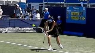 Hsieh Suwei  backhands in Slow motion [upl. by Koppel574]