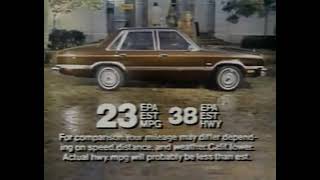 1980 Ford Fairmont Futura Commercial with Lauren Bacall [upl. by Immat]