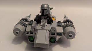 The Mandalorian N1 Starfighter Microfighter75363 [upl. by Ytsirhk]