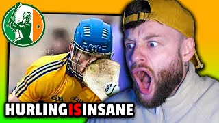 IRISH GUY REACTS TO HURLING FOR THE FIRST TIME [upl. by Goldsworthy]