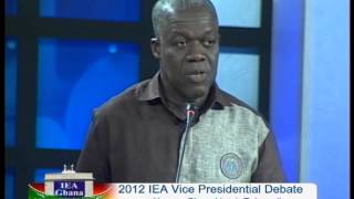 IEA 2012 VICE PRESIDENTIAL DEBATE DISC 2 [upl. by Candice281]