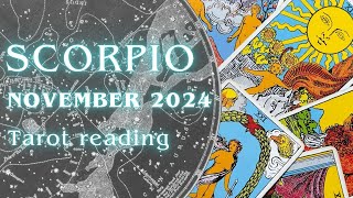 Scorpio  Tarot Reading – November 2024 [upl. by Sigler]