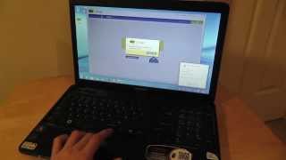 Toshiba Satellite C655 Laptop Review 250 GB Intel Celeron Windows 7 [upl. by Nihcas74]