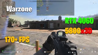 RTX 4060  Warzone  Ryzen 7 5800x3D  Competitive Settingslow [upl. by Yotal463]