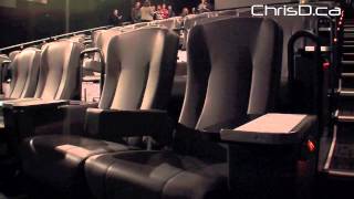 Cineplexs New VIP Cinema  October 30 2012  Winnipeg Manitoba [upl. by Felipa]