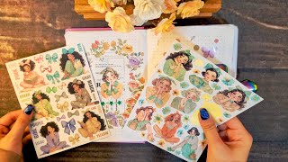 ASMR  Scrapbooking ideas for beginners  Relaxing sounds journal  No talking ✨ [upl. by Louanna]