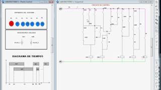 Simulación Automatismos Eléctricos  Automation Studio 50avi [upl. by Aekin]