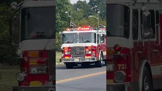 Westville Engine 733 Responding [upl. by Nosac406]