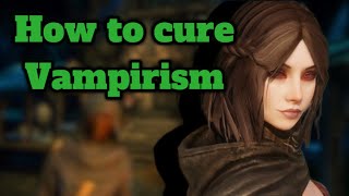 Skyrim Anniversary ED  How To Cure Vampirism [upl. by Aholla182]