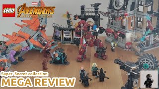 LEGO Marvel Infinity War ALL sets combined collection overview ranking and mega review 🖼️ [upl. by Morentz378]