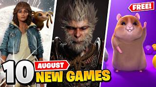 10 New Games August 3 FREE GAMES [upl. by Wanda]