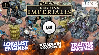 Legions Imperialis  Titandeath Battle Report  6000 Points [upl. by Hanyaz899]