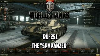 World of Tanks  Patch 93 Preview  Ru 251 quotSpypanzerquot [upl. by Kwok]