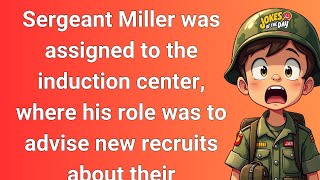 🤣 Funny Adult Joke 👉 The Insurance Pitch Sergeant Miller’s Secret Strategy 😂 [upl. by Neersin]