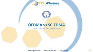 LTE OFDMA vs SC FDMA [upl. by Akerdnuhs]