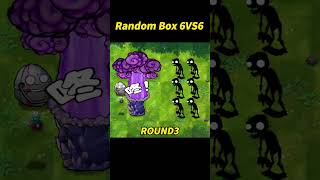 PVZ 1 Fusion Challenge 6 Plant Boxes vs 6 Zombie Boxespvz plantsvszombies pvzchallenge [upl. by Demahom527]