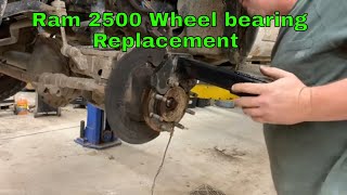 Ram 2500 Front Wheel Bearing Replacement [upl. by Pepe391]