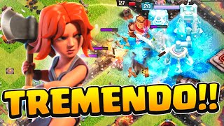 Este EJERCITO de VALQUIRIAS gana a cualquier Ayuntamiento 🔥 Clash Of Clans [upl. by Asilegna]