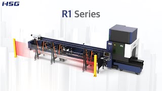 HSG R1 8120mm Fiber Laser Tube Cutting Machine  HSG Laser [upl. by Lindsay]