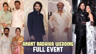 Tollywood and Bollywood Celebrities Visuals  Anant Ambani amp Radhika Merchants Wedding  Gultecom [upl. by Enomal]