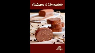 SALAME DI CIOCCOLATO 3 INGREDIENTI Ricetta Facile  BuonIdea shorts [upl. by Adamsen615]