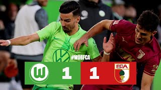 Wolfsburg Augsburg 11 Zusammenfassung Bundesliga 202425 WOBFCA [upl. by Ehctav]