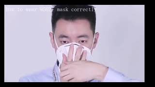 How to wear 3M 9502 mask correctly [upl. by Enhpad]