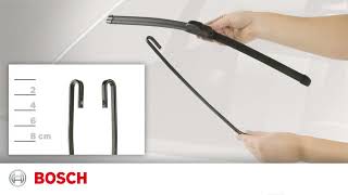 Tutorial montaj  stergatoare parbriz BOSCH cu prindere Hook clasica de tip carlig  VagAutoro [upl. by Ednew]