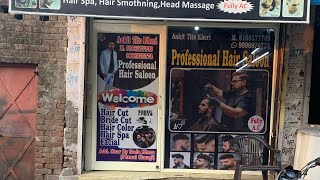 New hair salon open ll Professional Hair Salon Onar Ankit Tito khari Aala [upl. by Assyla]