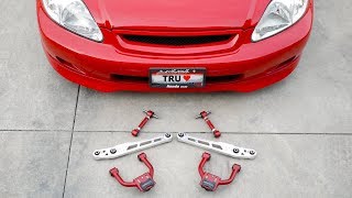 The missing links for a proper Civic Suspension  Front amp Rear Camber Kit [upl. by Inahteb]