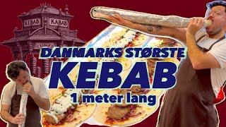 Danmarks Største DURUM KEBAB  Lær at lave [upl. by Dupaix]