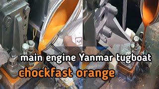 chockfast engine yanmar 6aym tug [upl. by Notxap289]