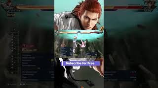 Tekken 8 Hwoarang Combos Floor Break JFSR tekken tekken8 [upl. by Lekzehcey156]