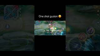 One Shot gusion gusion shorts mobilelegends [upl. by Nej]