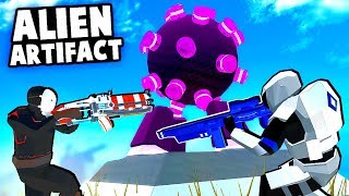 Secret ALIEN ARTIFACT On a New Map With CRAZY WEAPONS And MODELS Ravenfield Best Mods [upl. by Fairleigh]