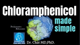 Chloramphenicol Mechanism of action 【USMLE biochemistry】 [upl. by Amjan]