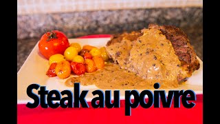 La recette STEAK AU POIVRE [upl. by Aissej]