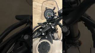 How to reset your service on the Royal Enfield Himalayan 450 royalenfieldhimalayan royalenfield [upl. by Ahseenyt]