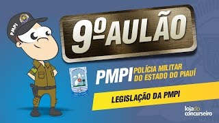 ðŸ”´ AULÃƒO 09  Regulamento Disciplinar da PMPI PMPI  Emerson Castro [upl. by Anicart]