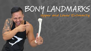 Bony Landmarks of the Body Palpation [upl. by Jsandye]