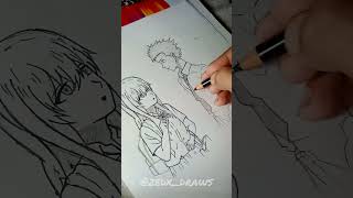 Nishimiya Shoudya and Ishida Shouya ✨ A Silent Voice shortsanimedrawing [upl. by Bethany49]