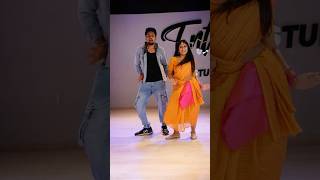 Engada anda yellow saree thegoat goat vijay trisha thalapathyvijay thalapathy folksong dance [upl. by Nahtnahoj]