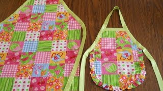 How To Make Aprons Without Pattern [upl. by Aggie]