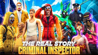 The Real Story of Inspector Red Criminal 🔥Diamond Heist In Free Fire World Part 9 💫 [upl. by Skell]