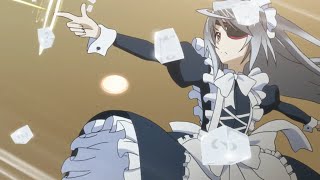 Infinite Stratos 2 Dub  Charlotte and Laura vs thieves [upl. by Leasim]