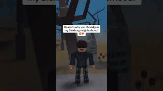 Why you should join my Bloxburg neighborhood 💗 [upl. by Neumeyer]