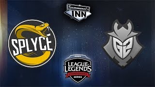 SPY vs G2  EU LCS Spring Split 2018  W9D2  Tiebreaker GER [upl. by Neona]