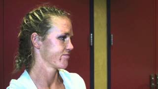 Holly Holm vs Anne Sophie Mathis II  Post Fight Interview [upl. by Ibor]