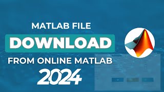 How to Download MATLAB File from Online MATLAB [upl. by Meneau]